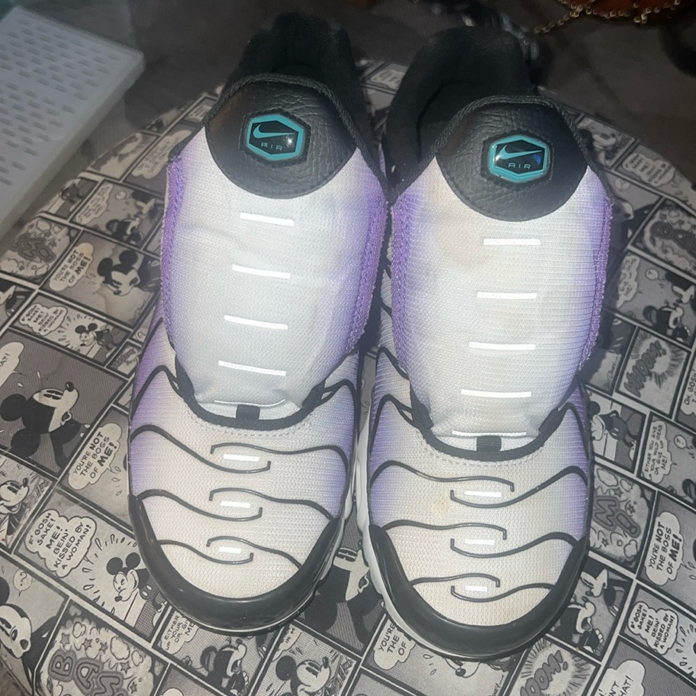 Nike Air Max 7.5 Men white black purple
